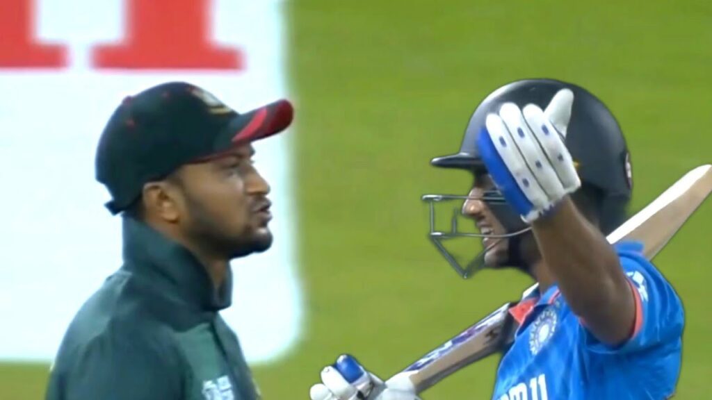 Shakib Al Hasan got angry when Shubman Gill made this disrespectful gesture in Ind vs Ban Asia Cup