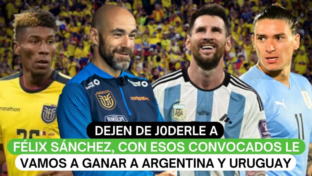 Dejen de j0derle a Félix Sánchez, con esos convocados le vamos a ganar a Argentina y Uruguay