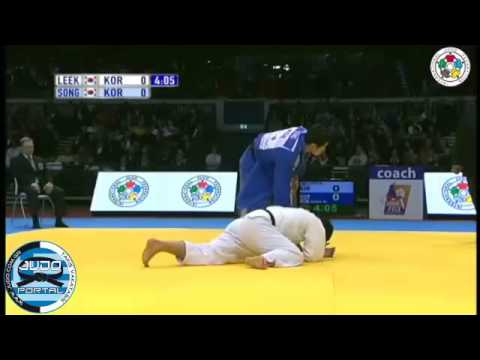 Judo Grand Prix Dusseldorf 2012 Semifinal -90kg LEE Kyu-Won (KOR)-SONG Dae-Nam (KOR)