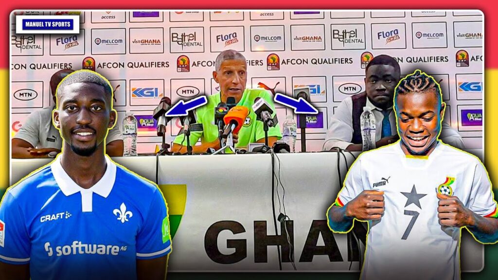 GHANA🇬🇭 VS C.A.R : BLACK STARS COACH CHRIS HUGHTON SPEAKS ON FATAWU ISSAHAKU & PATRICK PFEIFFER’S