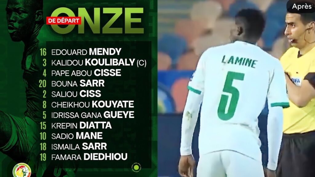 Voici l’équipe type probable de Aliou Cissé Sénégal vs Algérie avec Lamine Camara