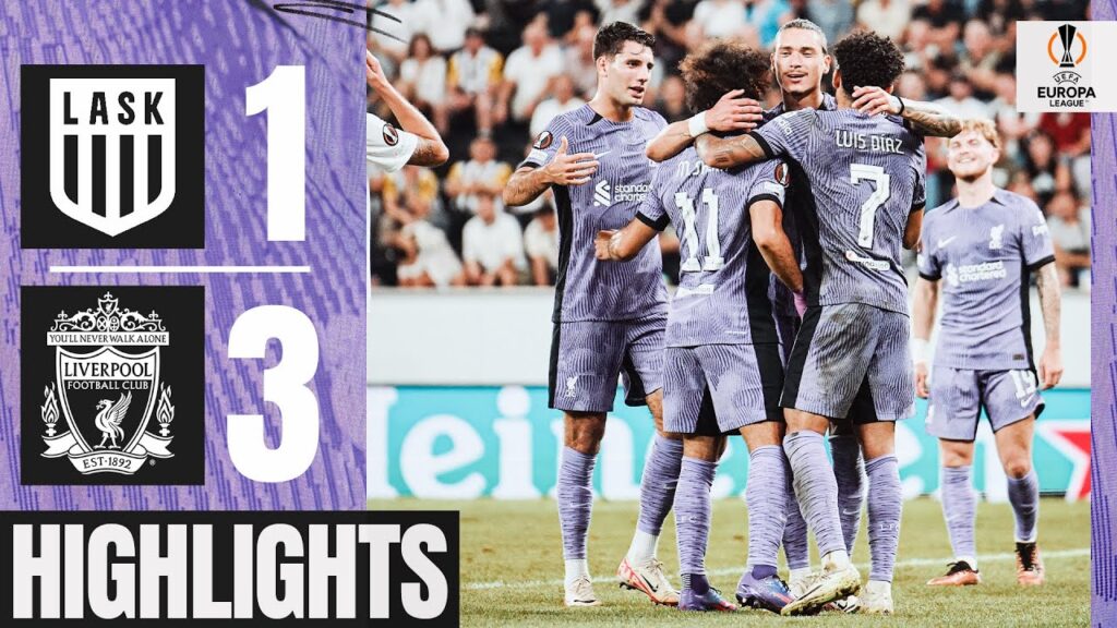 HIGHLIGHTS: LASK 1-3 Liverpool | Nunez, Diaz & Salah start Europa League with a win!