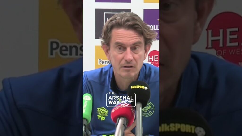 Thomas Frank is loving David Raya's start to his Arsenal career! 👏 #Shorts