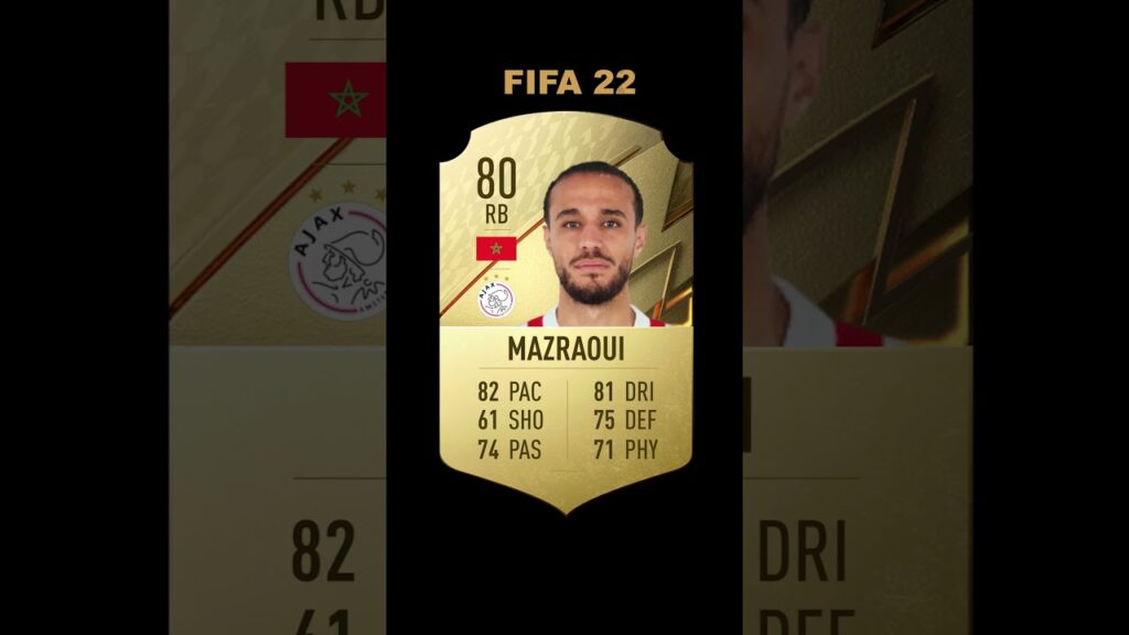 Noussair Mazraoui in EVERY FIFA (FIFA 19-EAFC 24) #like #subscribe