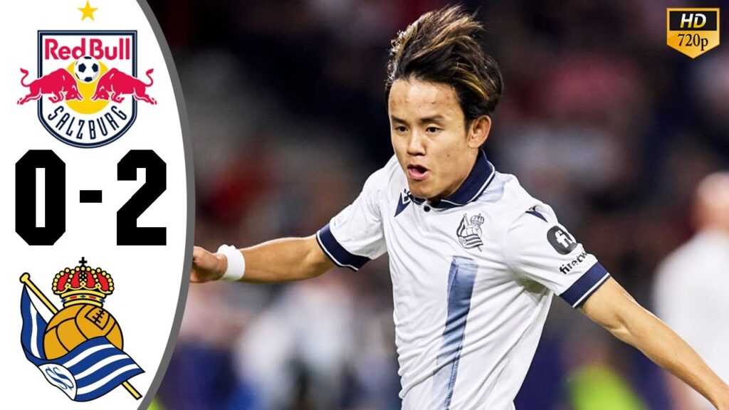 FC Salzburg vs Sociedad 0-2 Highlights & All Goals 2023 🔥 Takefusa Kubo Show