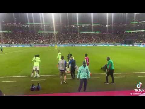 Unseen footage of reaction of Ghana bench in those eternal 10 mins added against South Korea