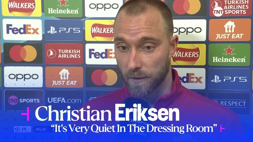 'It's Very Quiet In The Dressing Room' | Christian Eriksen Reflects On United Losing To Galatasaray