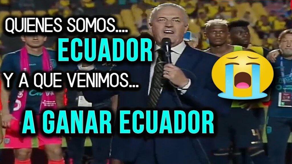 EMOCIONANTES  PALABRAS😥😭 DEL PROFE GUSTAVO ALFARO😭😭😭 TRAS EL PARTIDO ECUADOR VS ARGENTINA