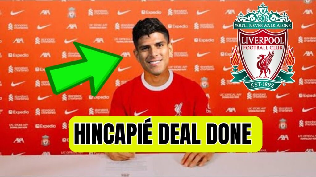 Deal Done✅piero hincapié Joins Liverpool🔥hincapié Arrives at Anfield💥Liverpool News