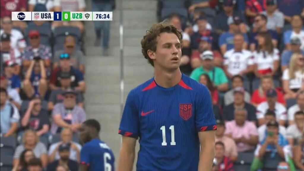 Brenden Aaronson vs Uzbekistan 10/09/2023