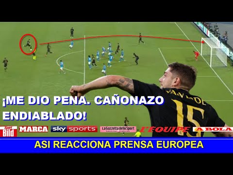 ASI REACCIONA PRENSA EUROPEA a GOL de FEDE VALVERDE NAPOLES vs REAL MADRID ASI REACCIONA PRENSA EUROPEA a GOL de FEDE VALVERDE NAPOLES vs REAL MADRID