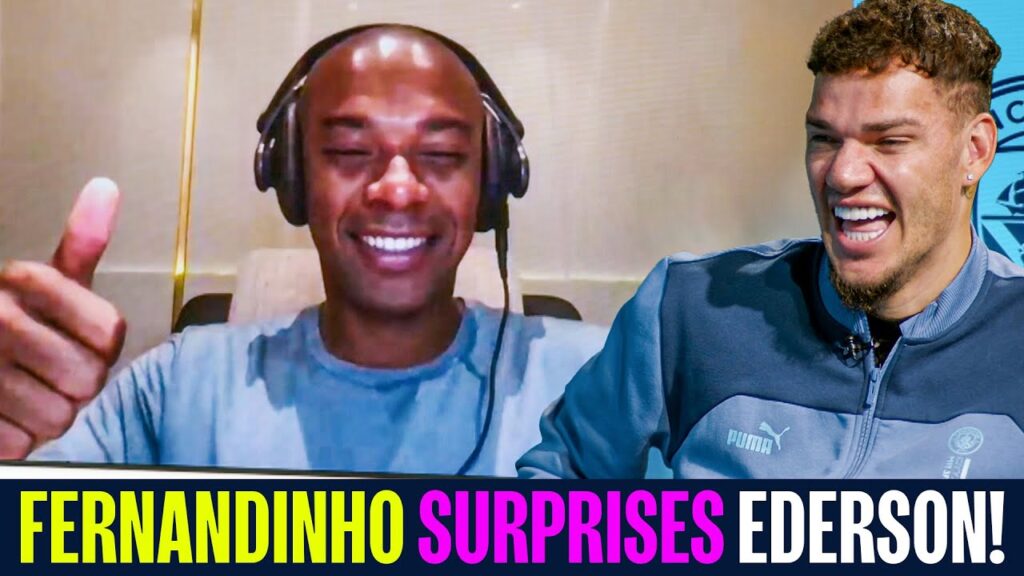 'HELLO CAPTAIN!' 😲 | When Fernandinho surprised Ederson