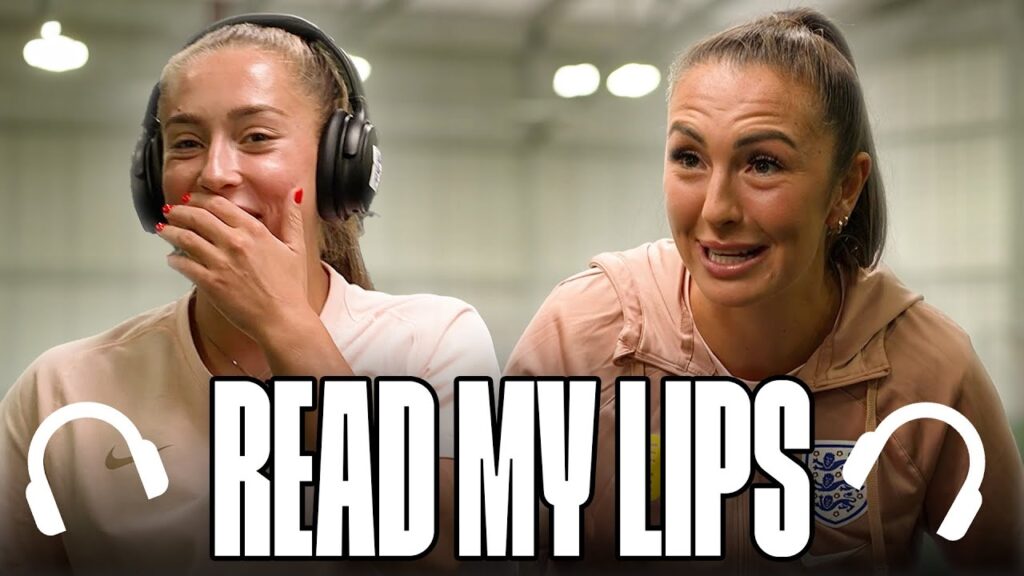 "SARINAAAAA!" 🗣  Maya Le Tissier & Katie Zelem | Read My Lips Challenge | England