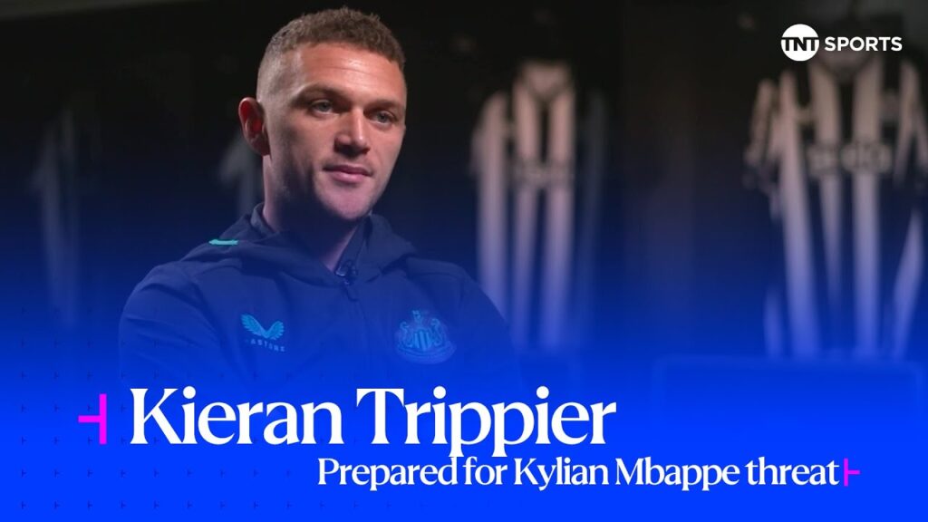 Newcastle United's Kieran Trippier prepared for Kylian Mbappé threat ahead of PSG challenge 🎥