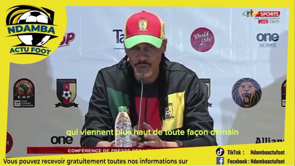 Rigobert Song :"Qu'ils viennent plus bas qu'ils viennent plus haut demain les filets vont trembler"🤩