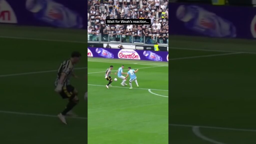 Timothy Weah’s reaction 🤯😮‍💨