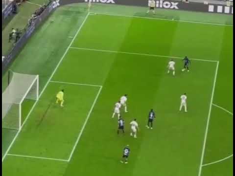 Denzel Dumfries goal vs Sassuolo 2023/24