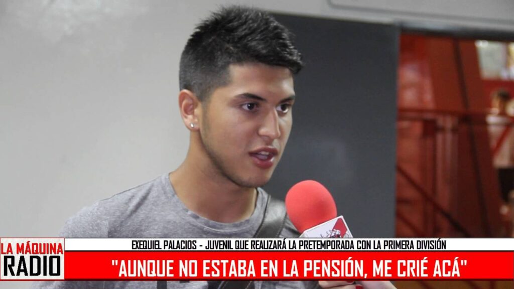 EXEQUIEL PALACIOS, MANO A MANO CON "LA MÁQUINA" (8/1/2016)