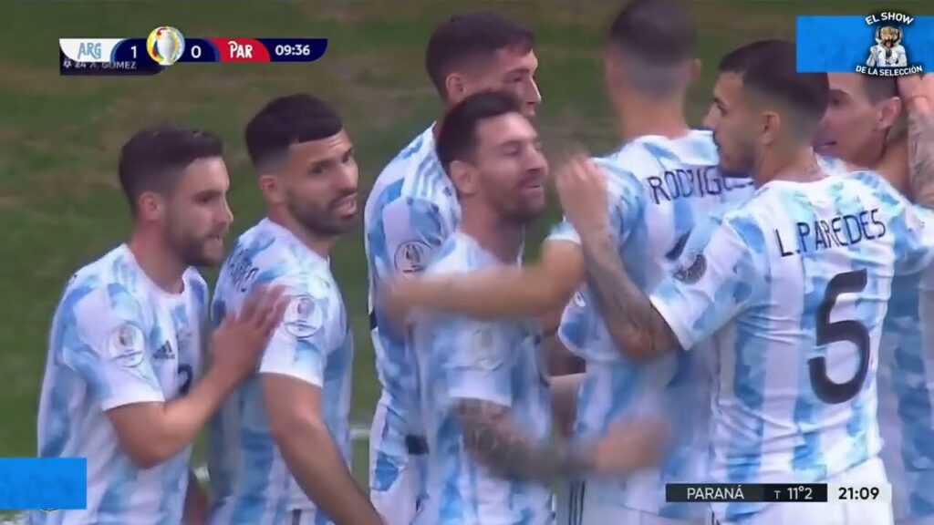 (PAPU DANCE) Argentina 1-0 Paraguay. Gol Papu Gomez - El Show de la Selección