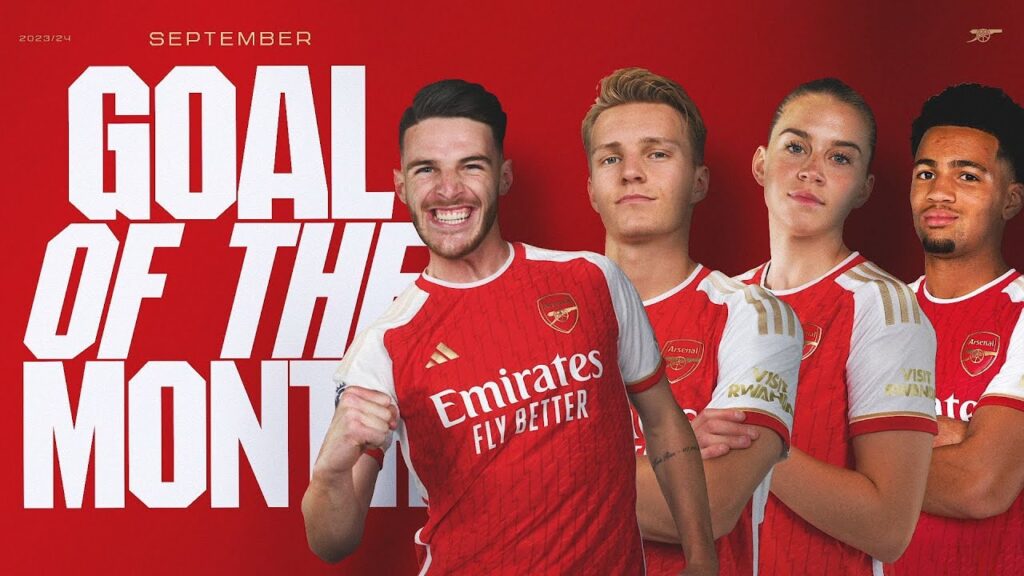 GOAL OF THE MONTH | Rice, Russo, Odegaard, Nwaneri, Gabriel Jesus & more