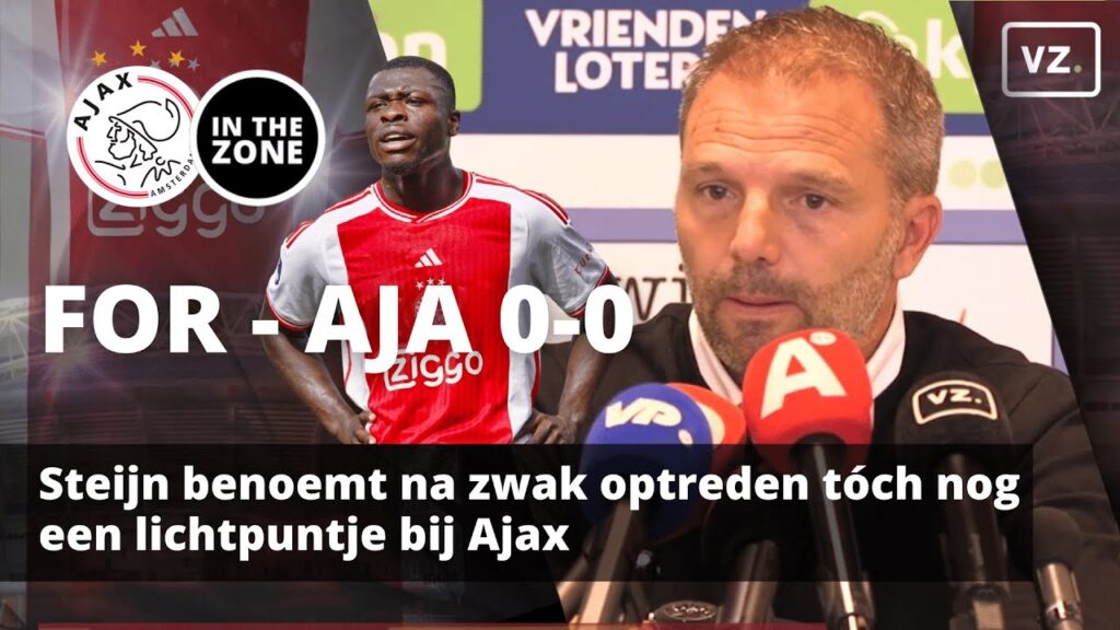 Steijn benoemt na zwak optreden tóch nog een lichtpuntje bij Ajax