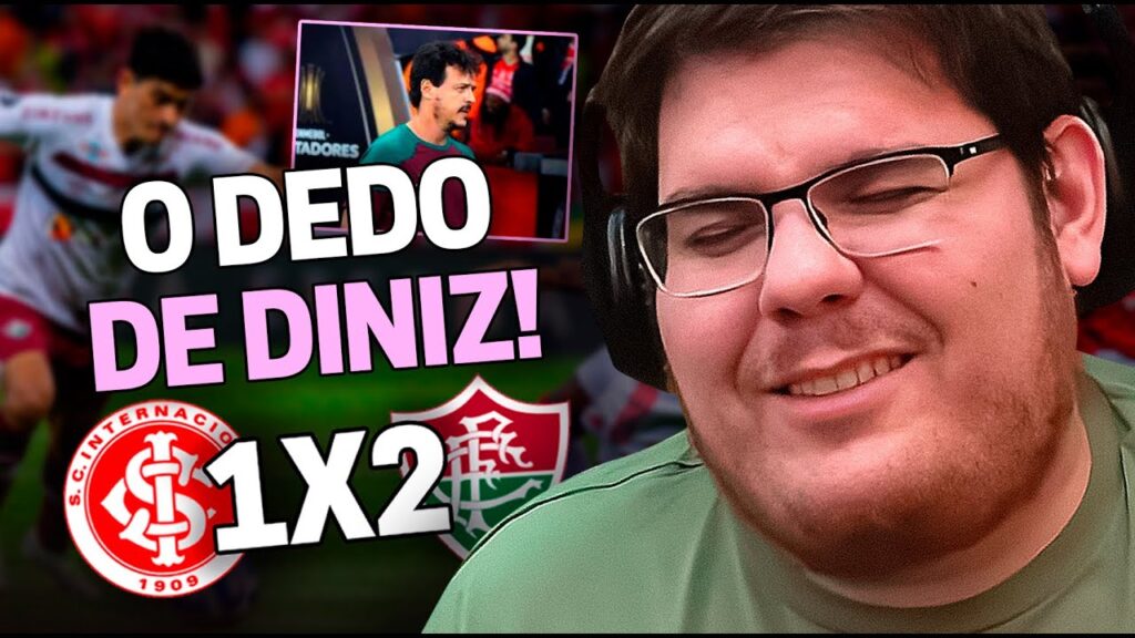 CASIMIRO REAGE: INTERNACIONAL 1 X 2 FLUMINENSE PELA LIBERTADORES 2023 | Cortes do Casimito
