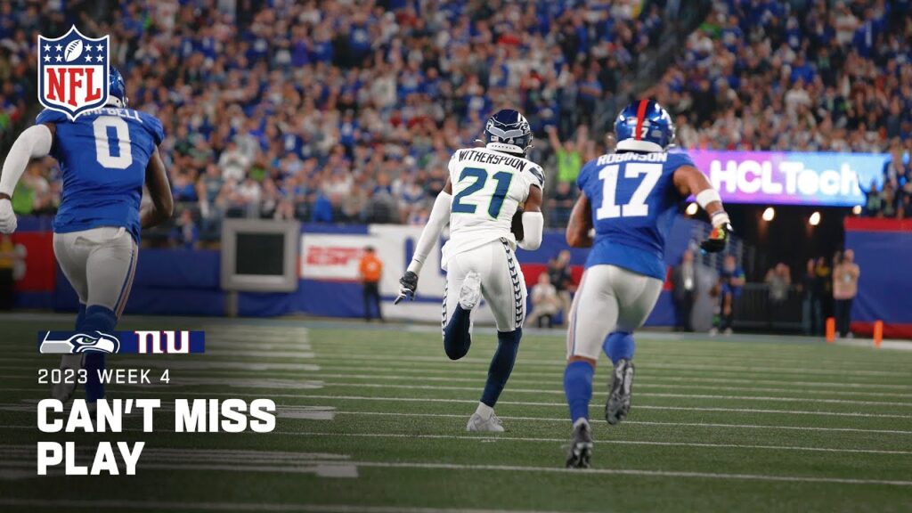 DEVON WITHERSPOON 97-YARD PICK SIX