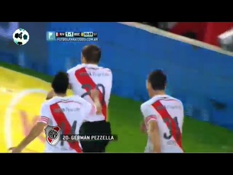 Gol Germán Pezzella - River Plate 1 Vs Boca Juniors 1 - Primera División 2014