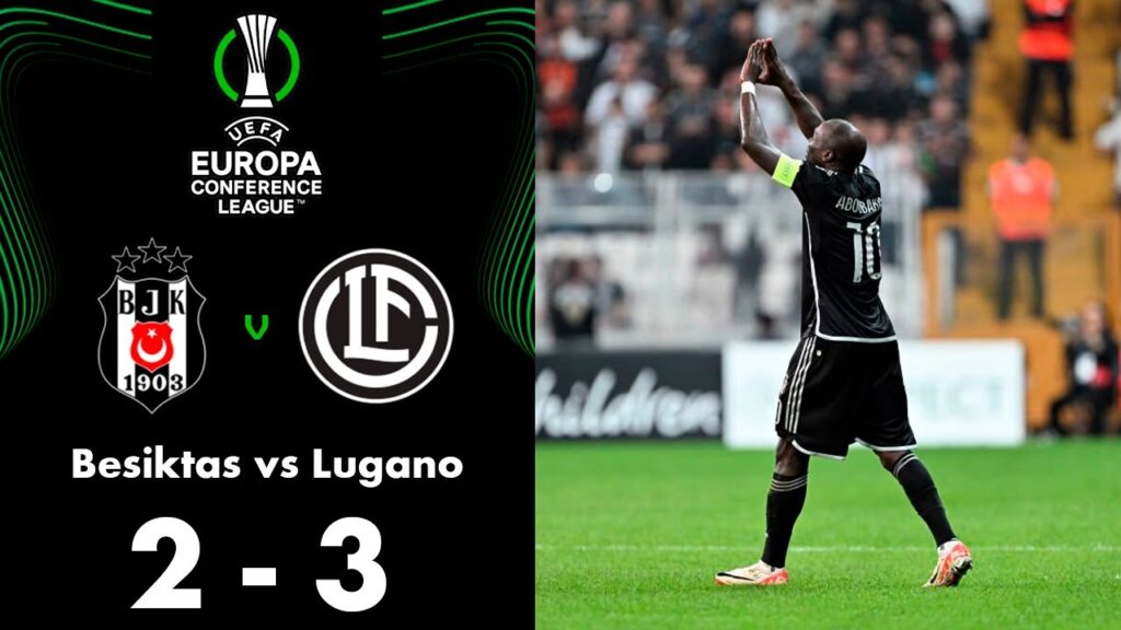 Vincent Aboubakar çift gol | Beşiktaş - Lugano 2-3 Uzatılmış Özeti | UEFA Avrupa Konferans Ligi 2023