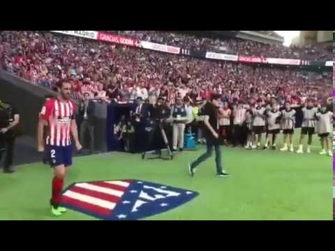 Diego Godin last match for Atletico Madrid to much emotions