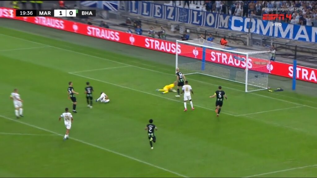 Gol de Jordan Veretout oggi | Veretout Goal | Marseille vs Brighton Highlights | UEFA Europa League