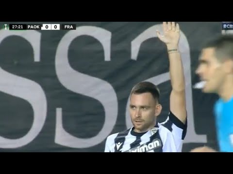 PAOK vs Eintracht Frankfurt 2-1 Andrija Živković Goal | All Goals and Extended Highlights.