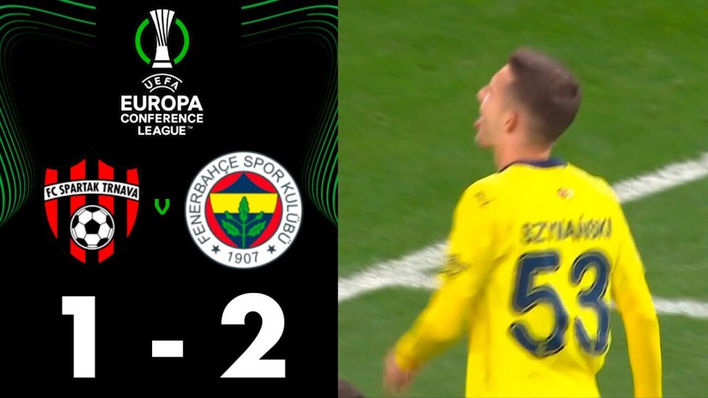 Sebastian Szymański Amaç | Spartak Trnava-Fenerbahçe 1-2 Maç Özetleri | UEFA Avrupa Konferans Ligi