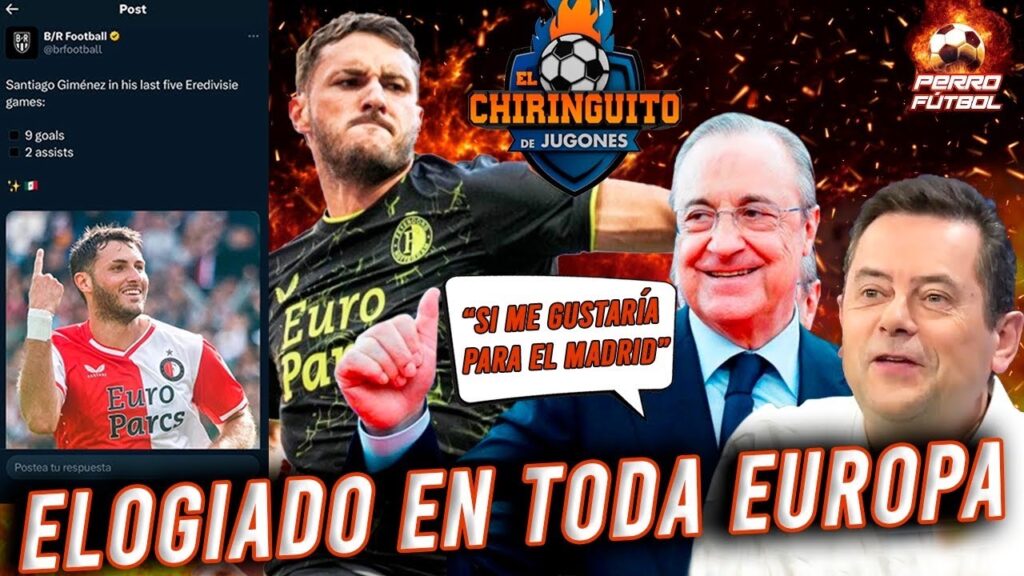 ¡ASÍ REACCIONÓ LA PRENSA INTERNACIONAL AL HAT TRICK DE  SANTI GIMÉNEZ! ¡LO PIDEN PARA EL MADRID!