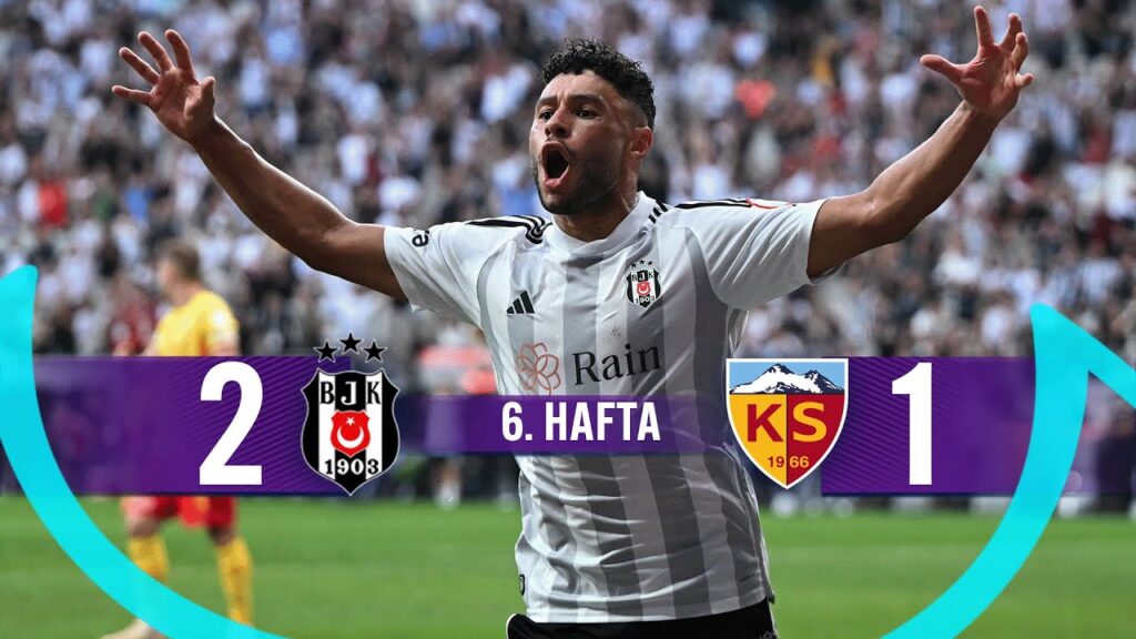 Beşiktaş (2-1) Mondihome Kayserispor - Highlights/Özet | Trendyol Süper Lig - 2023/24