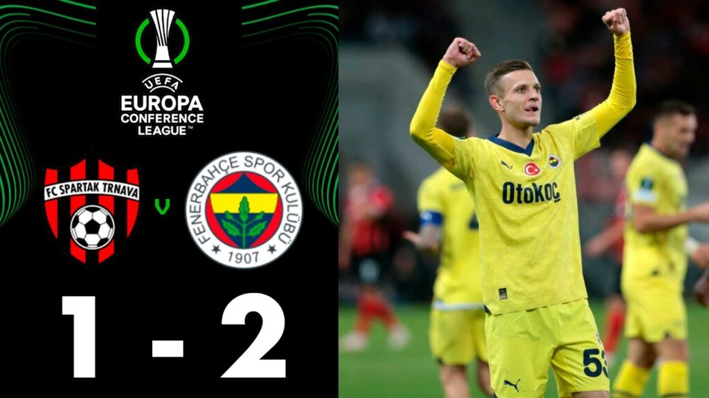 Sebastian Szymański Amaç | Spartak Trnava-Fenerbahçe 1-2 Maç Özetleri | UEFA Avrupa Konferans Ligi