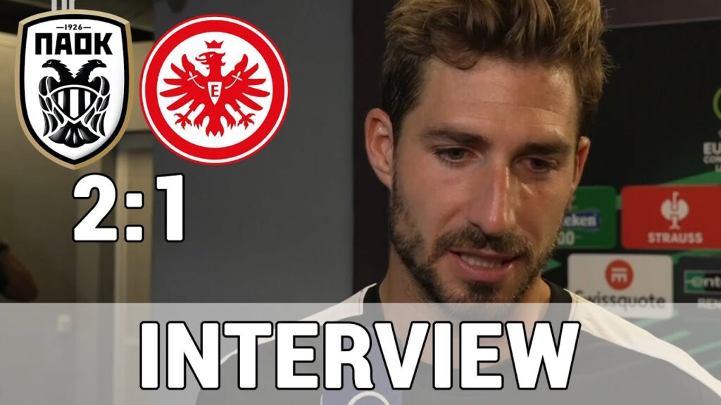 "Rot Karte ist ein Skandal!" Kevin Trapp im interview | PAOK 2:1 Eintracht Frankfurt