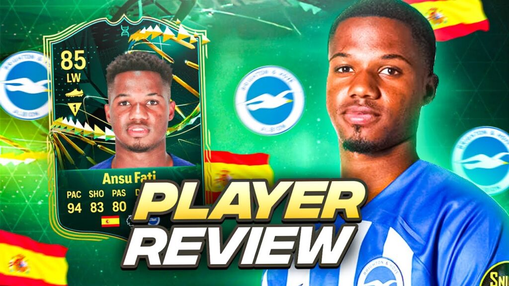 85 EVOLUTIONS "RELENTLESS WINGER" ANSU FATI PLAYER REVIEW - EAFC 24 ULTIMATE TEAM