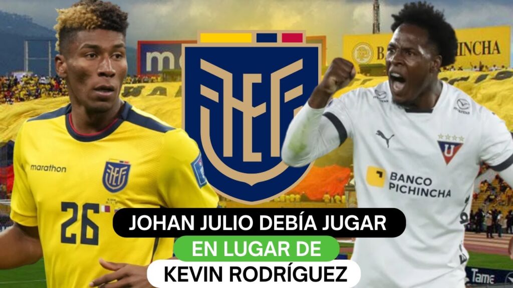 Johan Julio debía jugar en lugar de Kevin Rodríguez