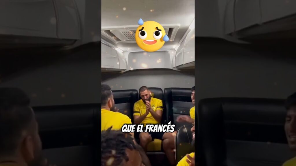 Benzema está triste en Arabia Saudita