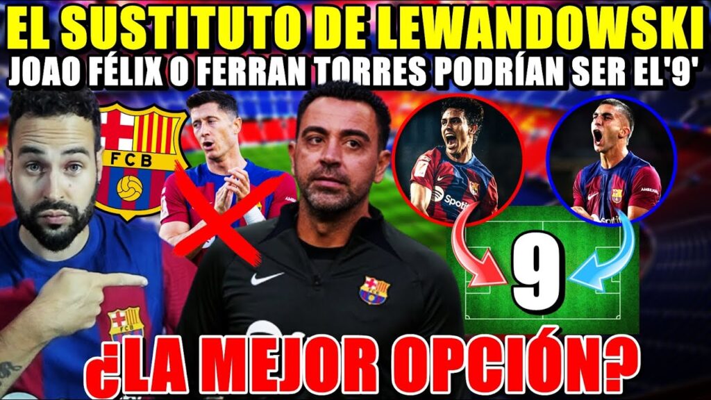💥JOAO FÉLIX o FERRAN TORRES de 9 ¿QUIÉN SUSTITUIRÁ a LEWANDOWSKI? - XAVI y sus OPCIONES