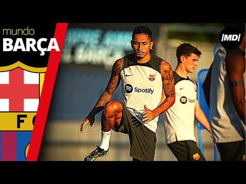 FC BARCELONA: RAPHINHA se reincorpora al ENTRENAMIENTO del Barça