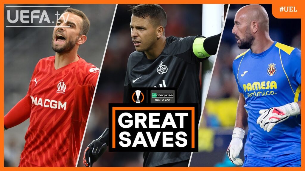 #UEL Great Saves Matchday 2 | López, Moris, Reina...