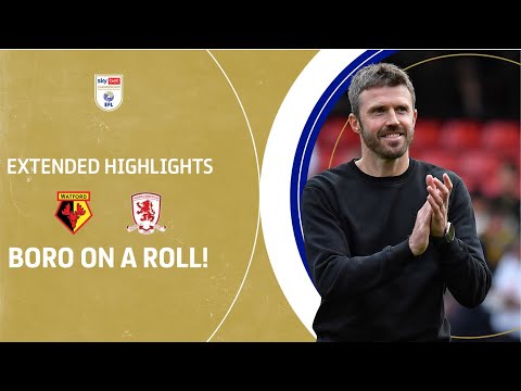 BORO ON A ROLL! | Watford v Middlesbrough extended highlights