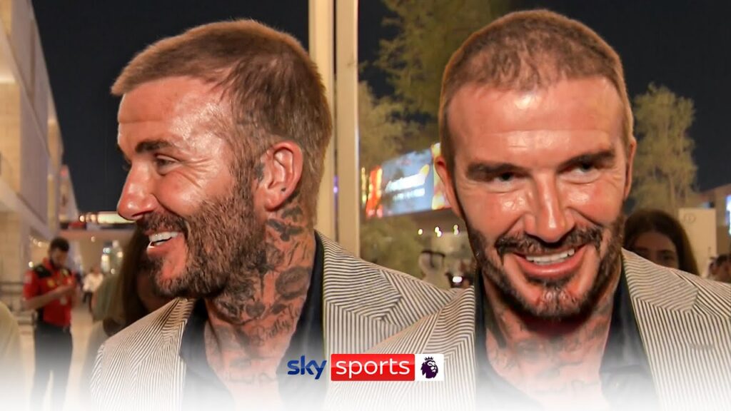 "I know the right people to do that" 👀 Beckham on the potential takeover of Manchester United!