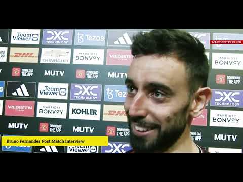 Bruno Fernandes Post Match Interview | Manchester United 2-1 Brentford