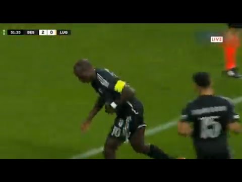 Vincent Aboubakar's Goal,Besiktas vs Lugano(2-0) All Goals and Extended Highlights