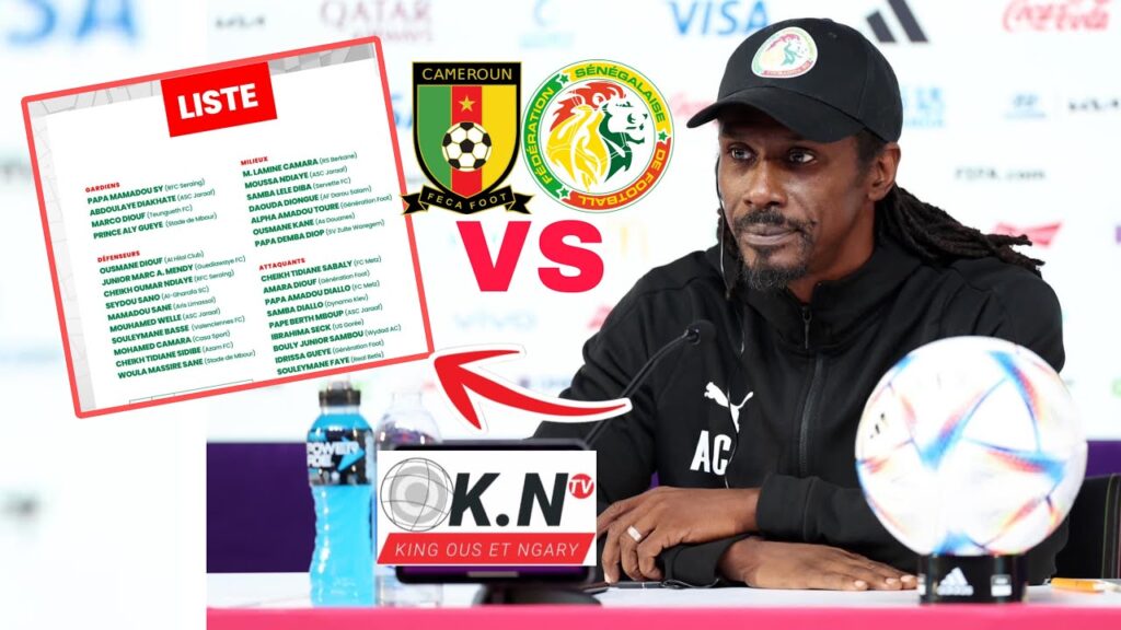 Amical contre le Cameroun, Aliou Cissé va dévoilé sa Liste des convoqués ce.. : Ancelotti à deja so