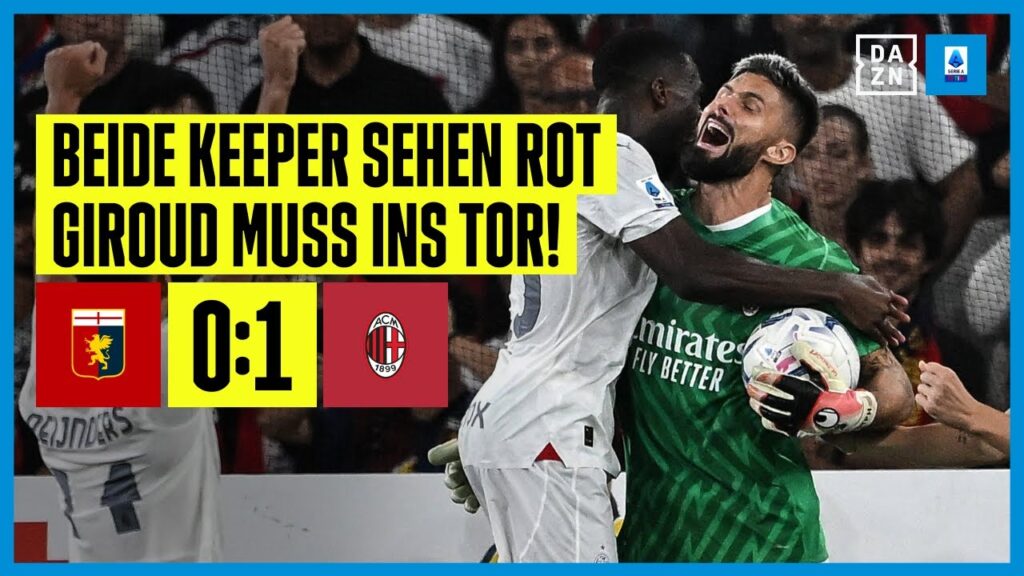Irre Schlussphase! Pulisic netzt, Giroud hält den Sieg fest: Genua – AC Mailand 0:1 | Serie A | DAZN Irre Schlussphase! Pulisic netzt, Giroud hält den Sieg fest: Genua - AC Mailand 0:1 | Serie A | DAZN