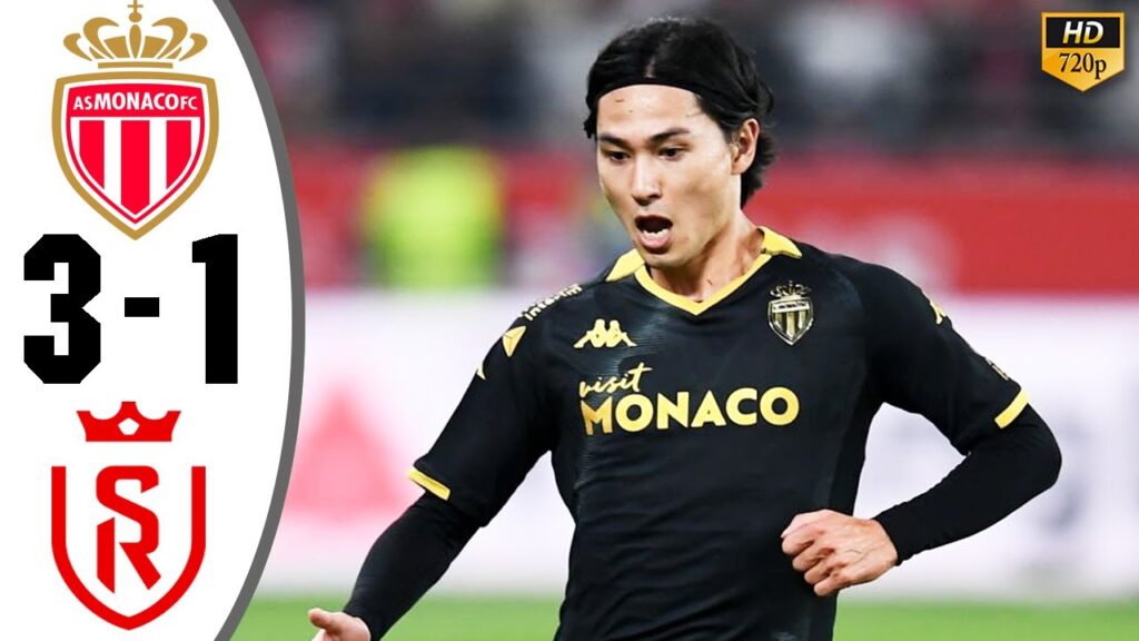 Monaco vs Reims 3-1 Highlights & All Goals 2023 🔥 Takumi Minamino Show